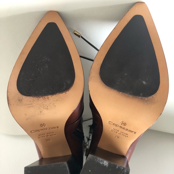 NWT Capezzani Lace up Booties, size 36, US 5.5 - Picture 7 of 7